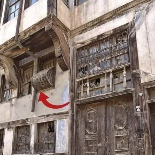 Latticed windows in traditional houses