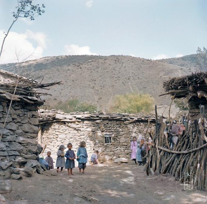 A village on the shore of Lake Van, 1965
