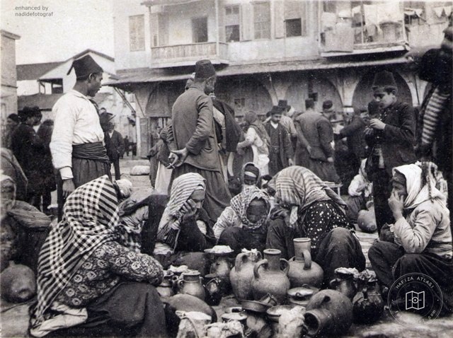 Mersin Yoğurt Pazarı, yaklaşık 1920