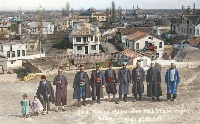 Konya Alaaddin Tepesi'nden hükûmet konağına bakış