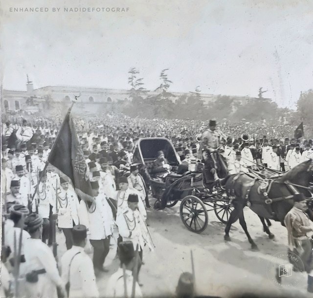 Abdülhamid's Friday procession after the constitutional restoration
