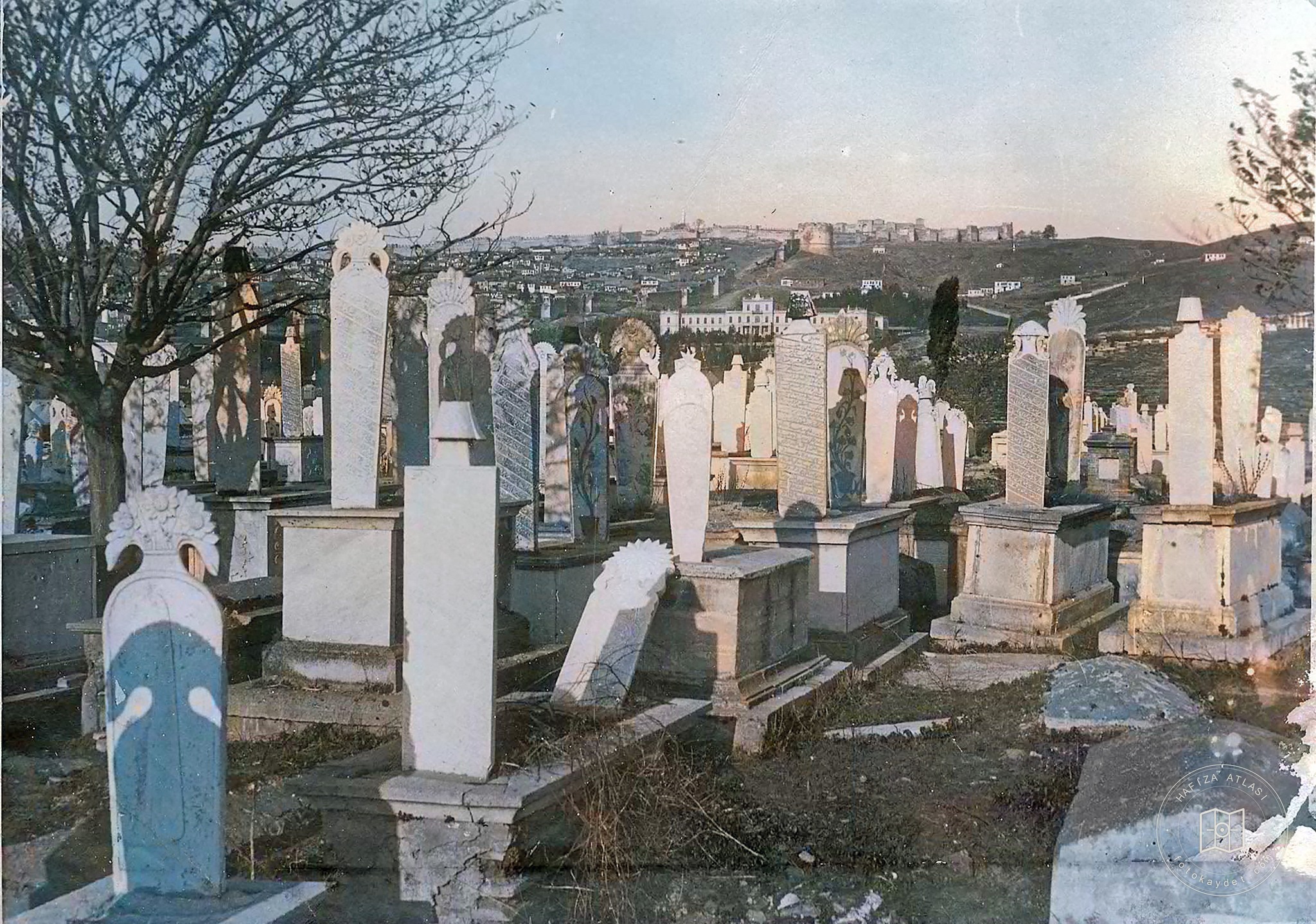 A Turkish cemetery in Thessaloniki, 1916