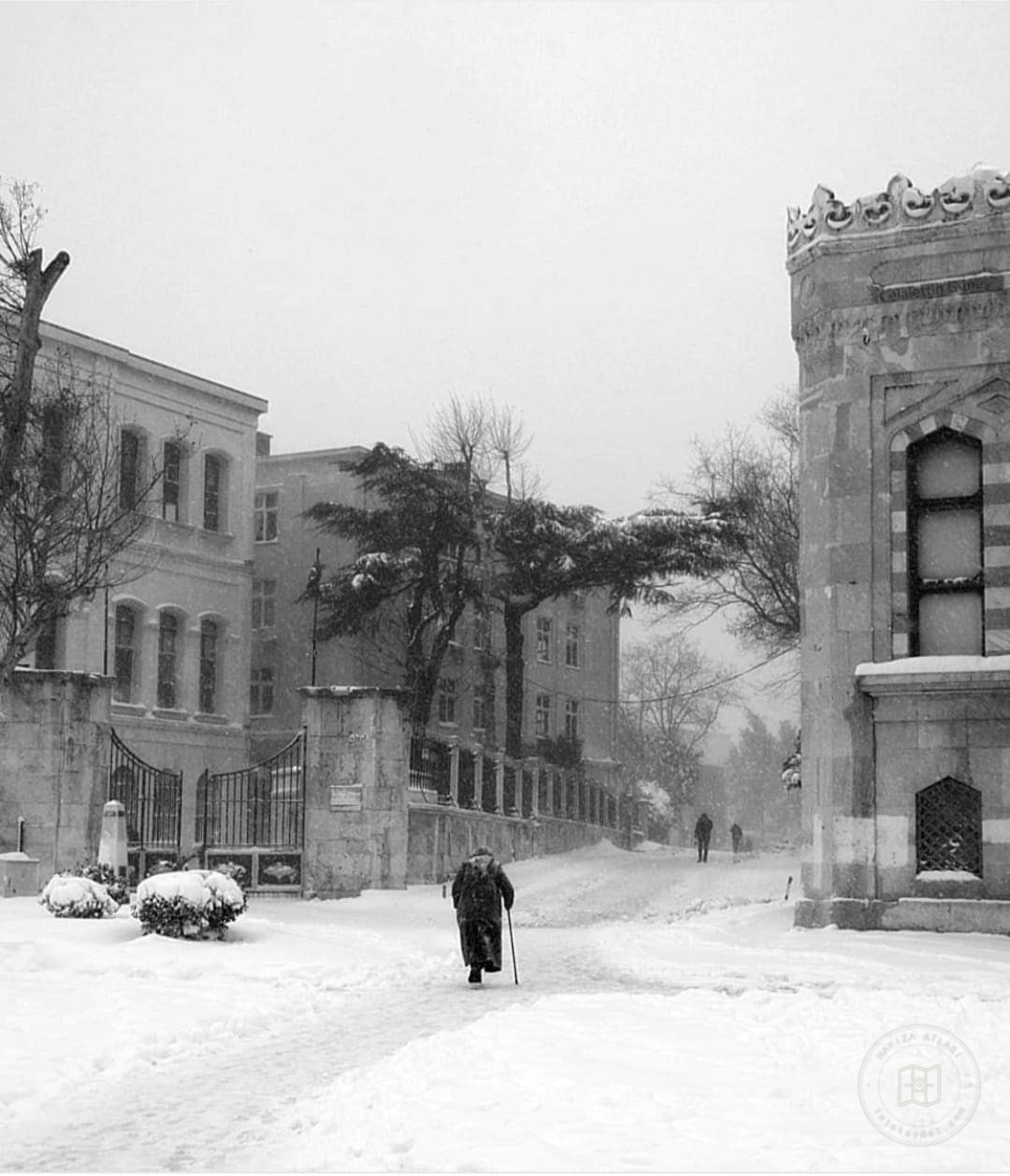 Beyazıt on a snowy day