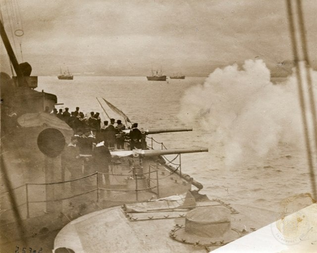 The cruiser Averof, 1912