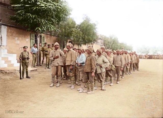 Ottoman prisoners of war in Jerusalem, 1917