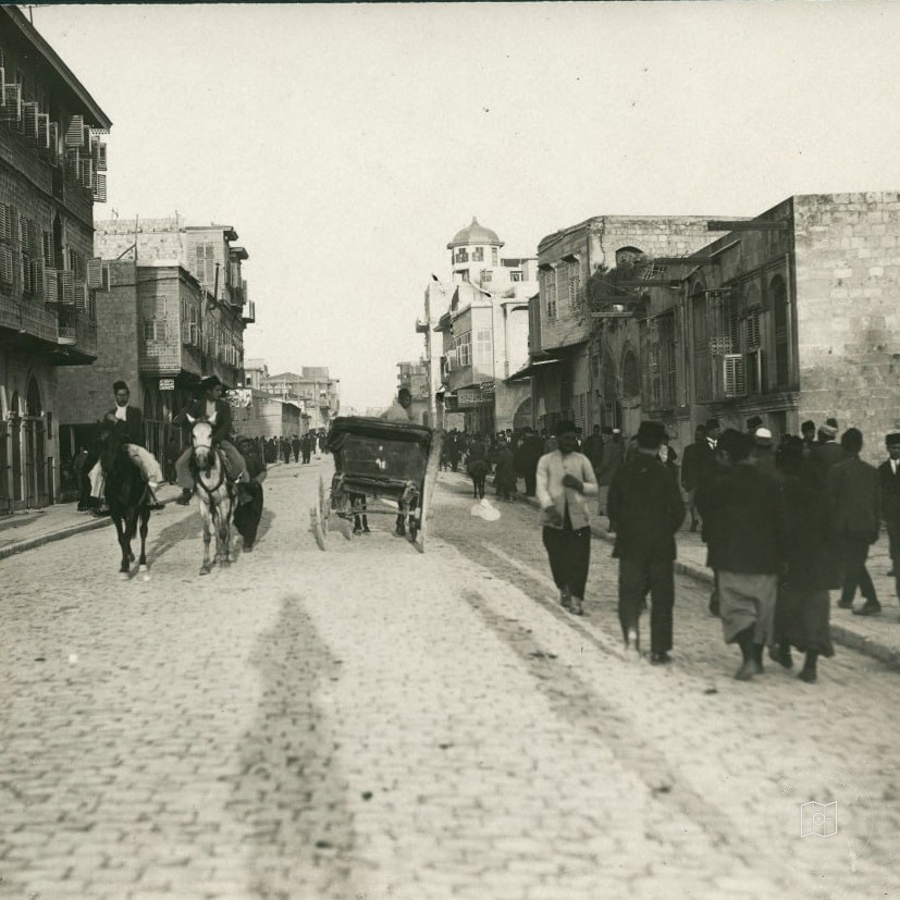 Cemiliye Boulevard in Aleppo, around 1910