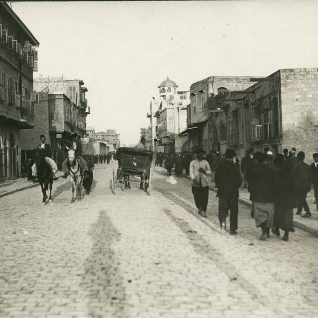 Cemiliye Boulevard in Aleppo, around 1910