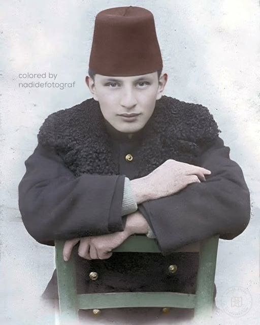 Ömer Seyfettin as a military-school pupil, 1899