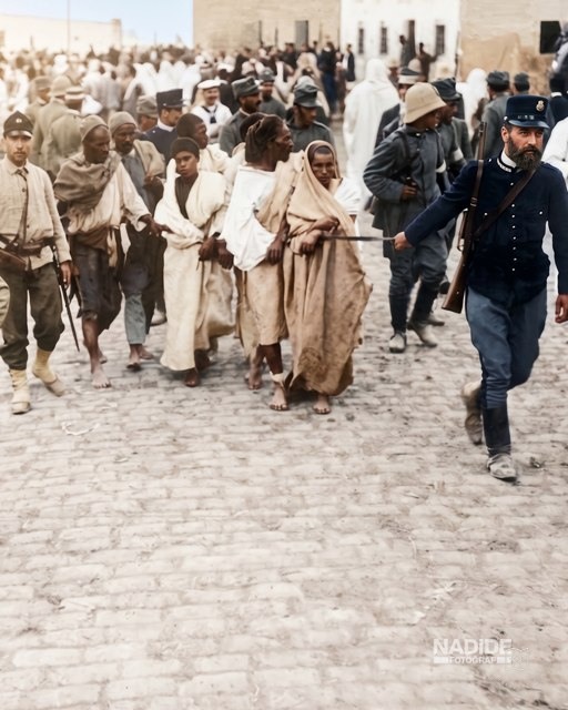 Arab prisoners deported from Tripoli, 1911
