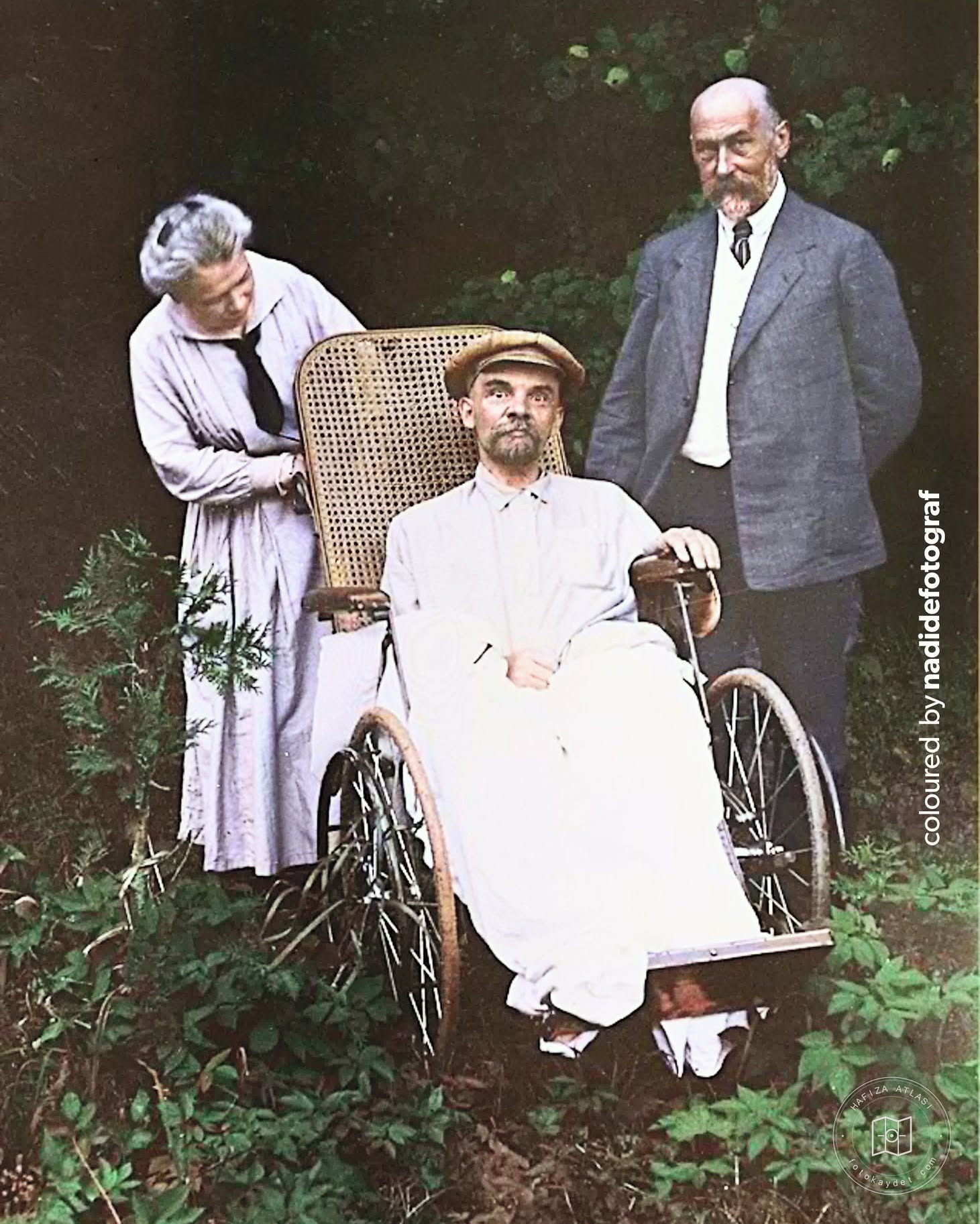 Portrait of Lenin during his illness, 1923