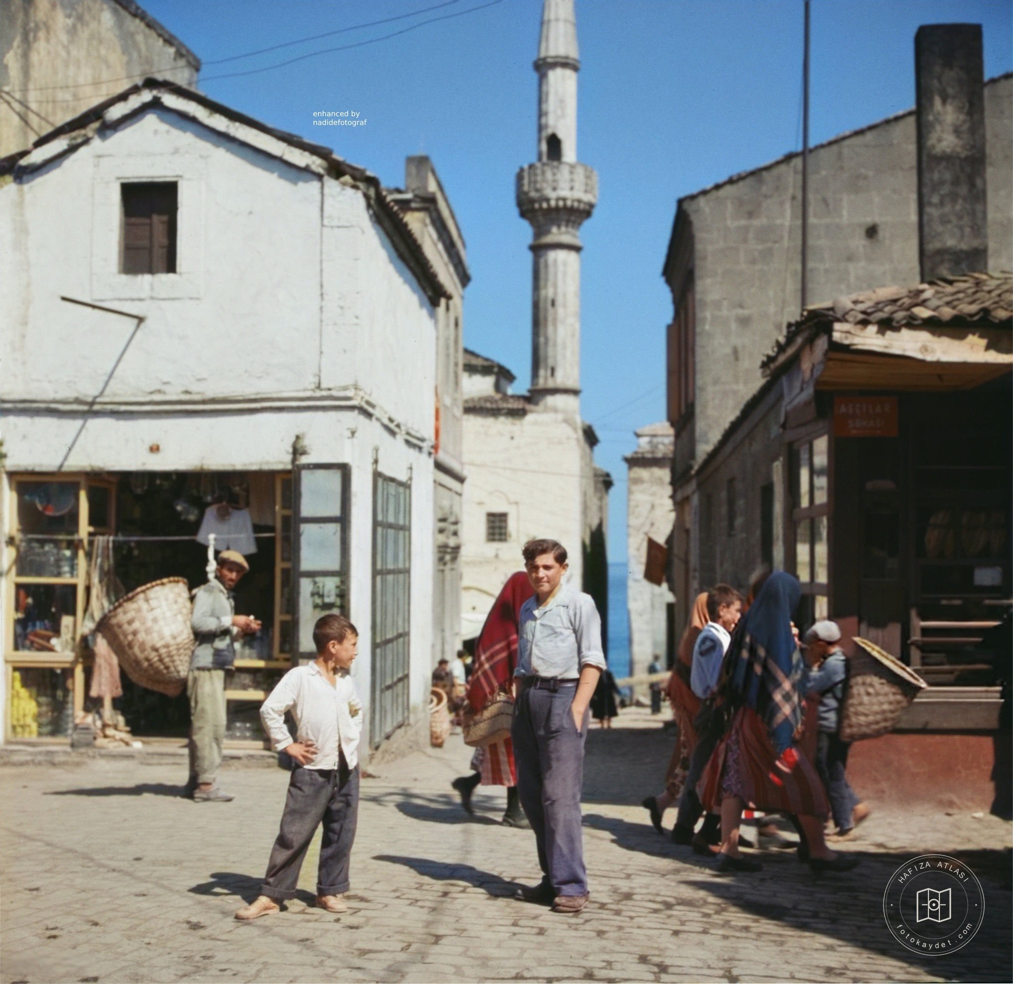 A street in Trabzon, 1960s
