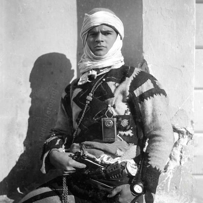 An Albanian fighter in Shkodër, 1917