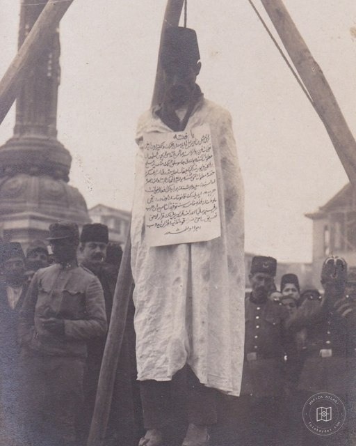 Execution of an unidentified person