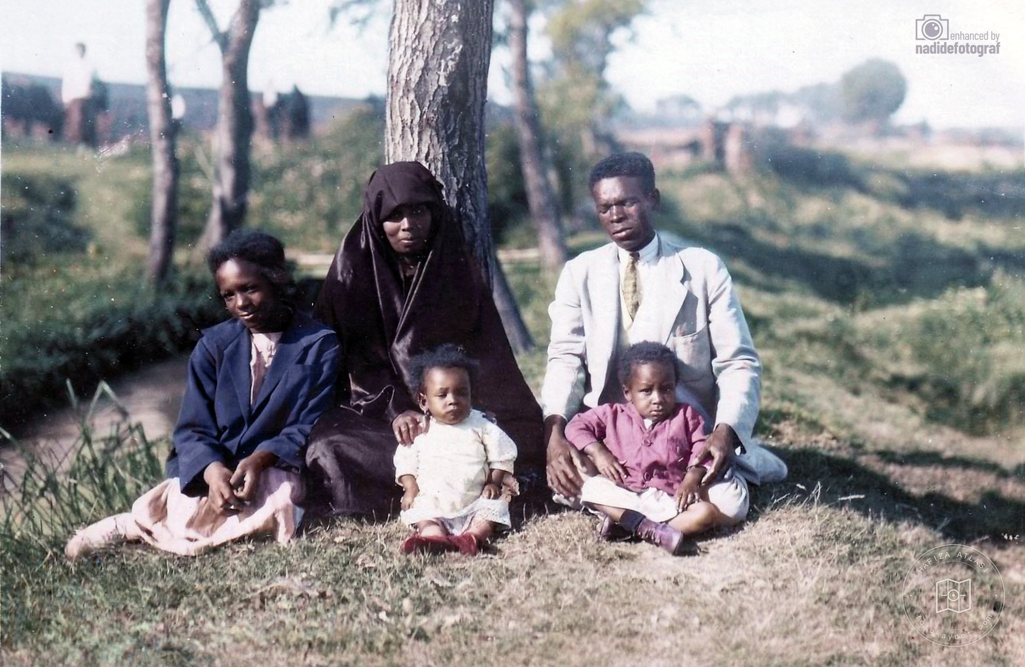 Seyid Ağa ve ailesi, 1929