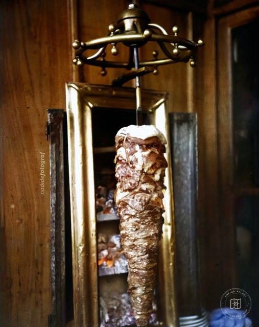 Döner in Istanbul, 1908