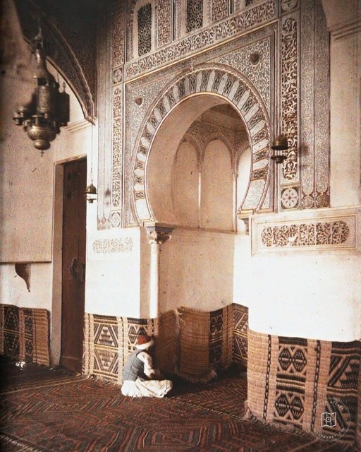 The mihrab of Sidi Bou Mediene Mosque, 1909–1911