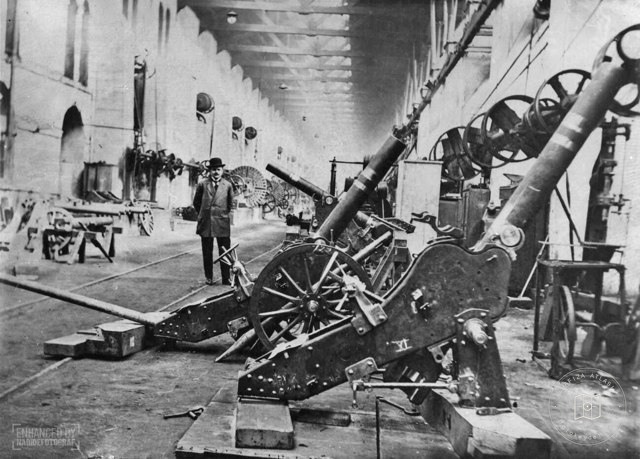 Ottoman military manufacturing works, 1916