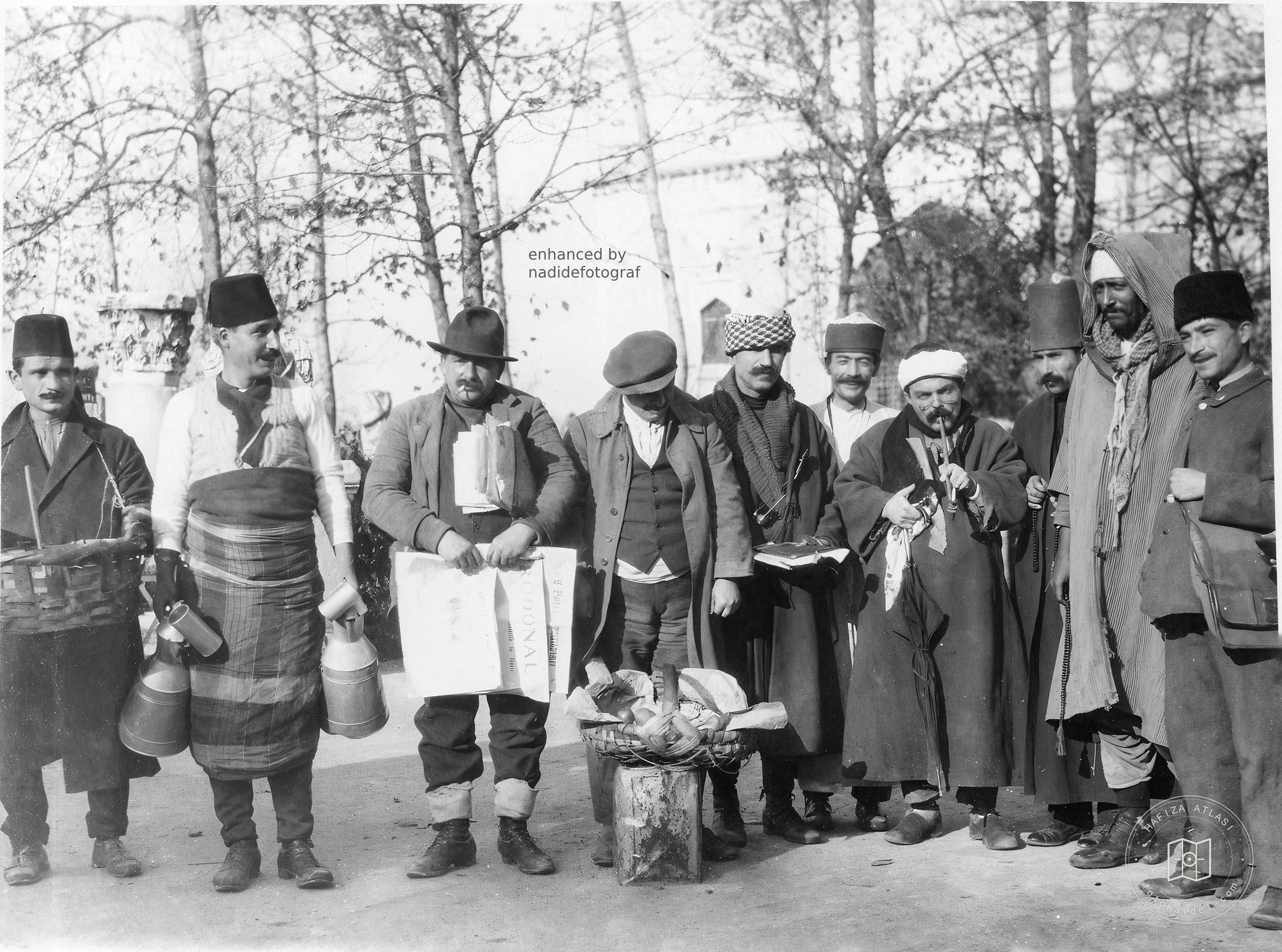 Ottoman plainclothes police in different disguises