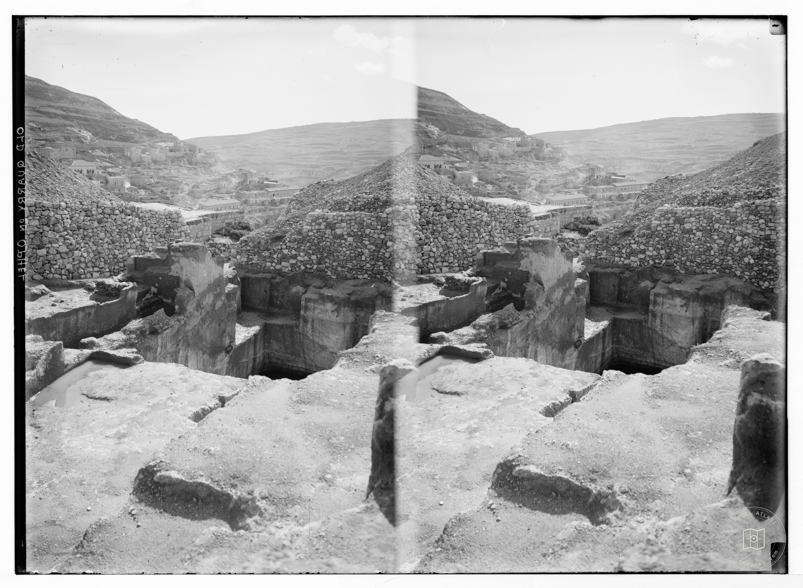 Excavations on Ophel Jerusalem. Rock-cuttings