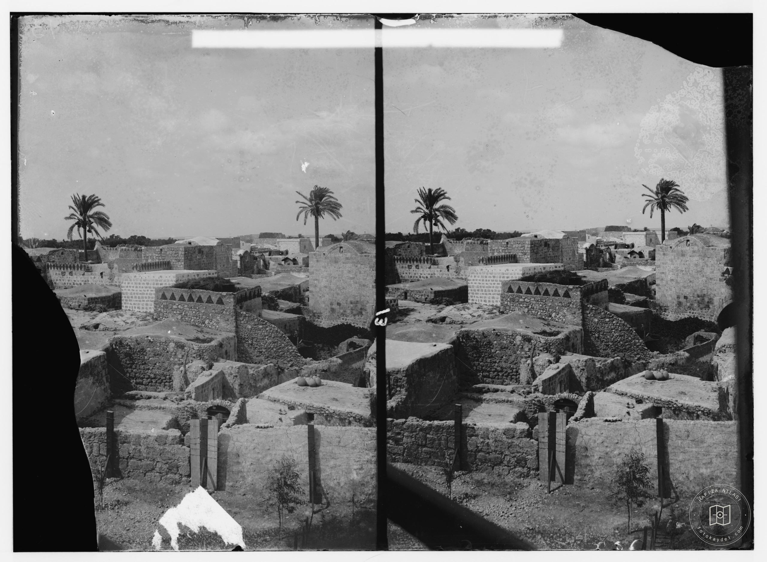 Jaffa to Jerusalem. General view of Lydda (Lod)