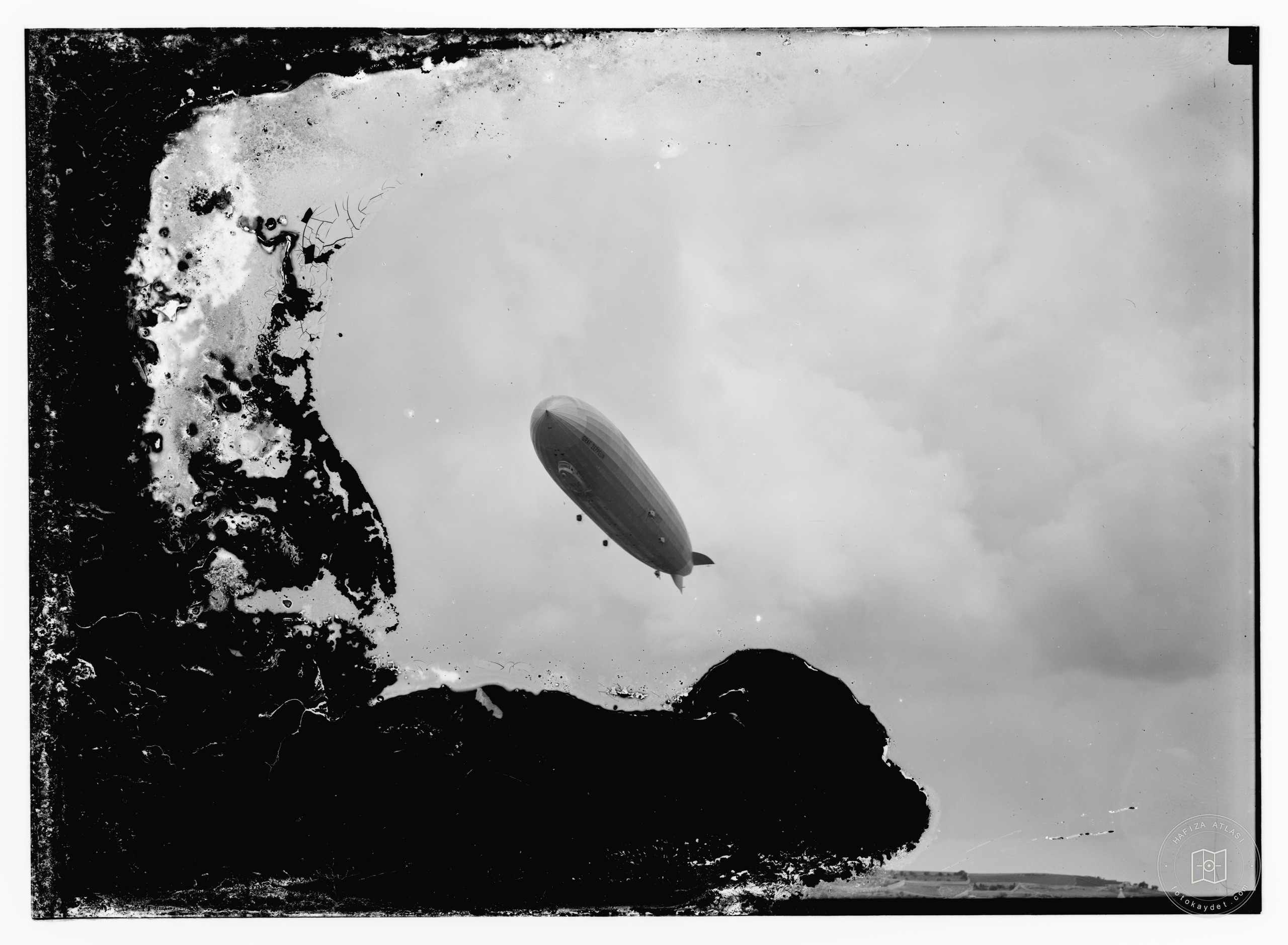 The Graf Zeppelin over Jerusalem