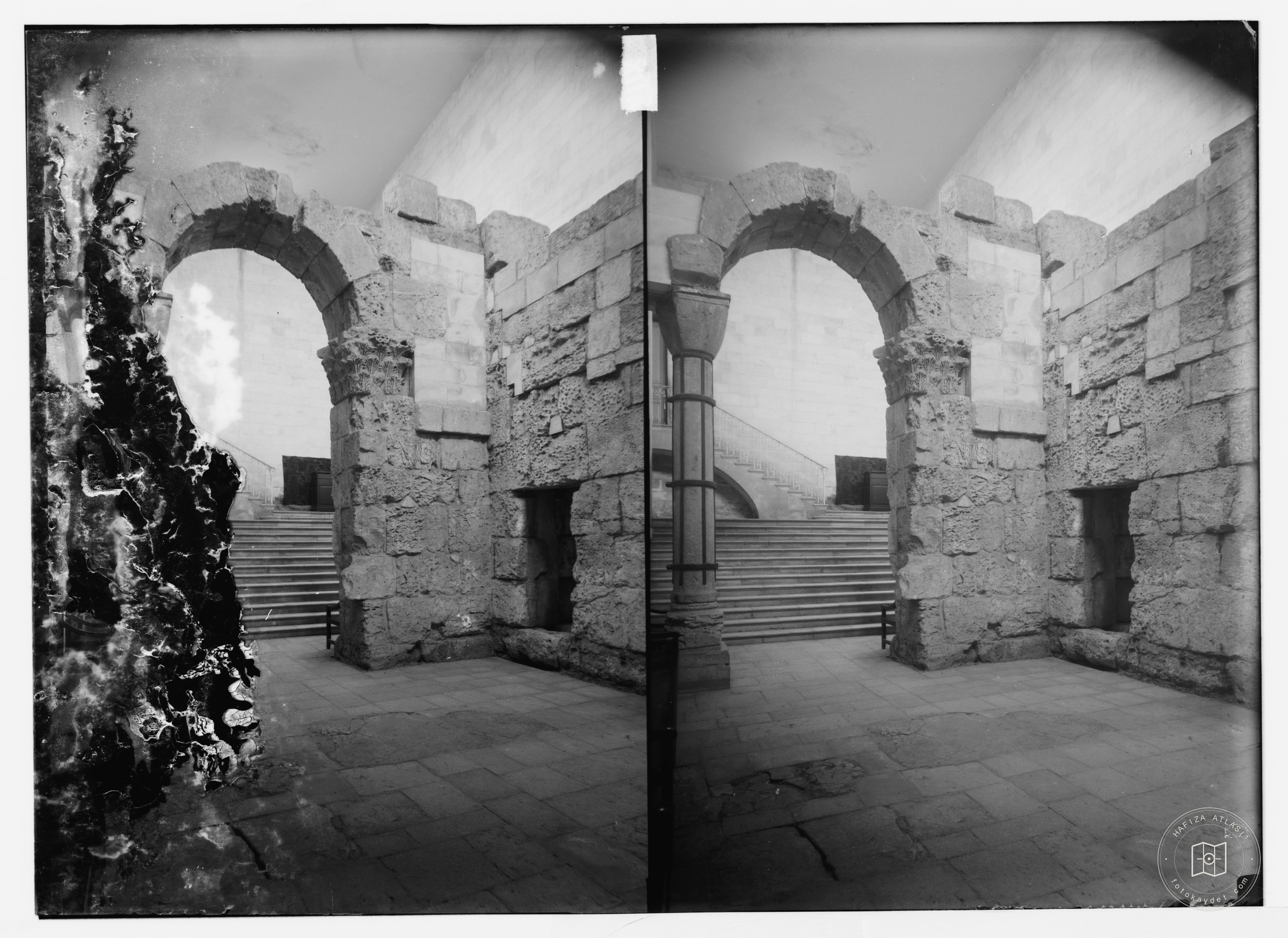 Stone arch and steps, Jerusalem