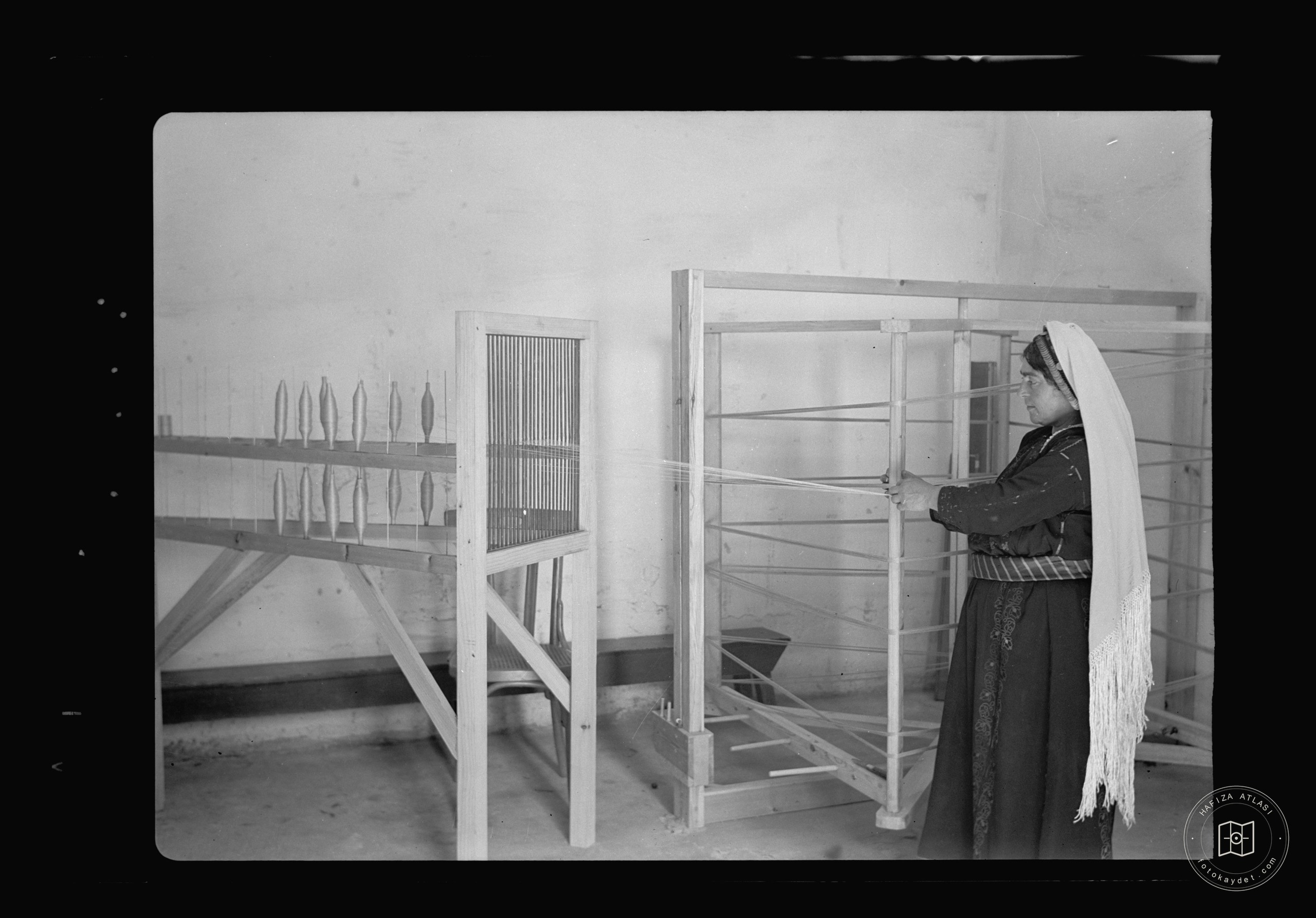 Ramallah — Kadınlar birliğinde iplik hazırlama