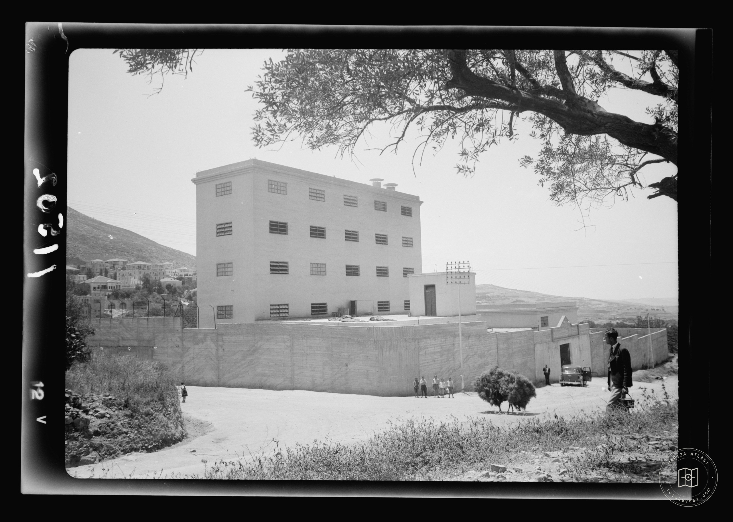 The Naameh Flour Mills Ltd. A general view of the bld'g building, exterior, Nablus