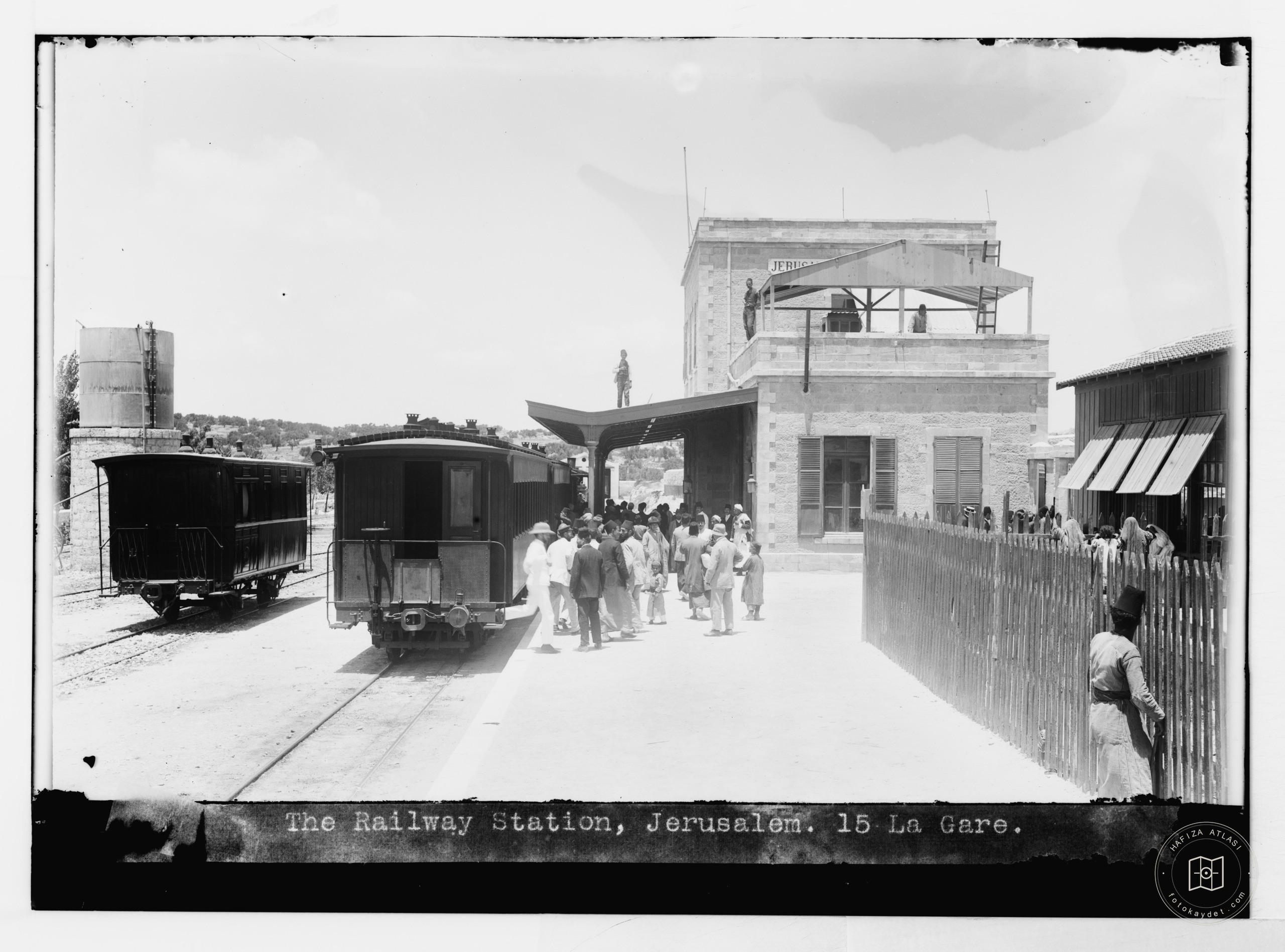 Jerusalem (El-Kouds). The railway station