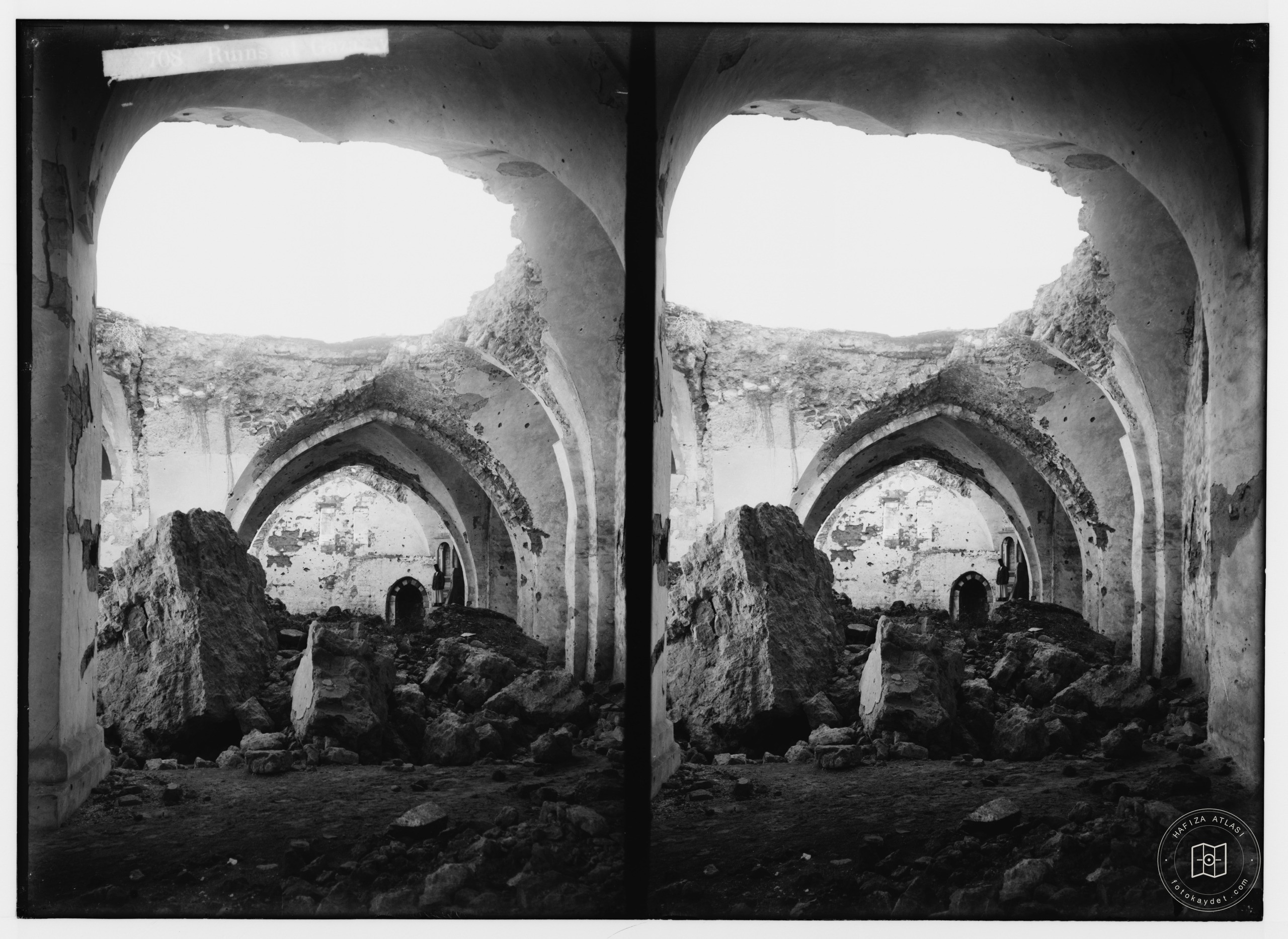 Southern Palestine. Ruins at Gaza