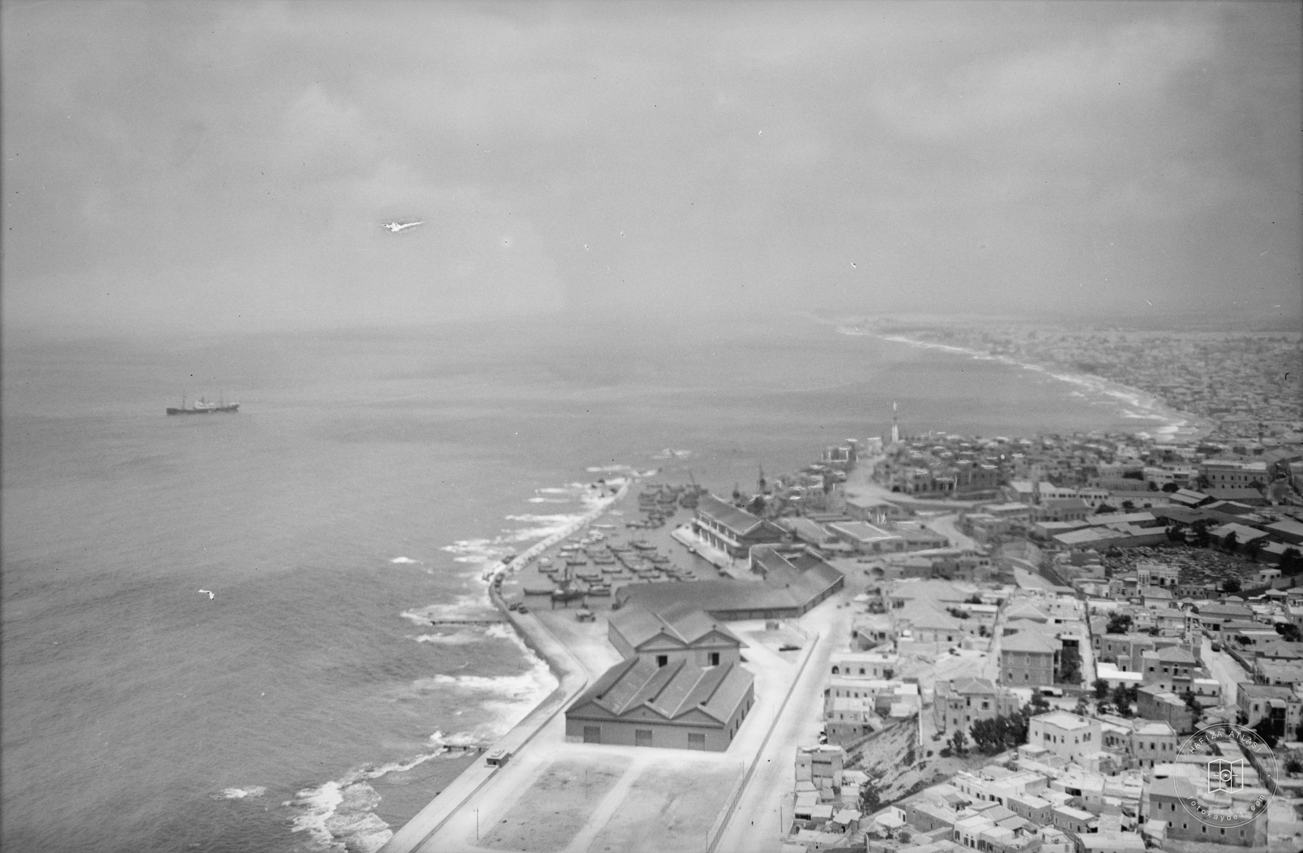 Air views. Jaffa waterfront