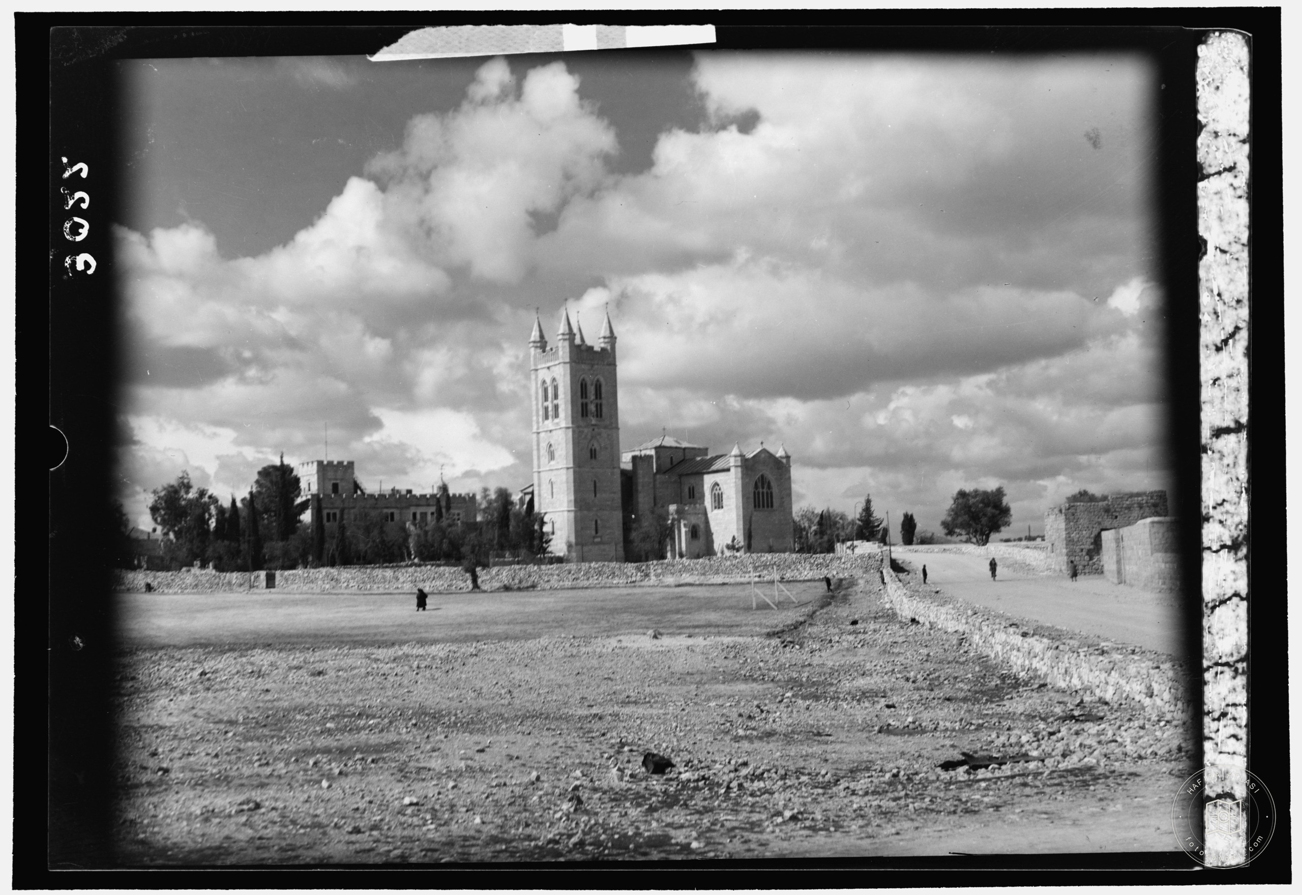 Newer Jerusalem and suburbs. St. George's Cathedral and Belfry. Nablus road