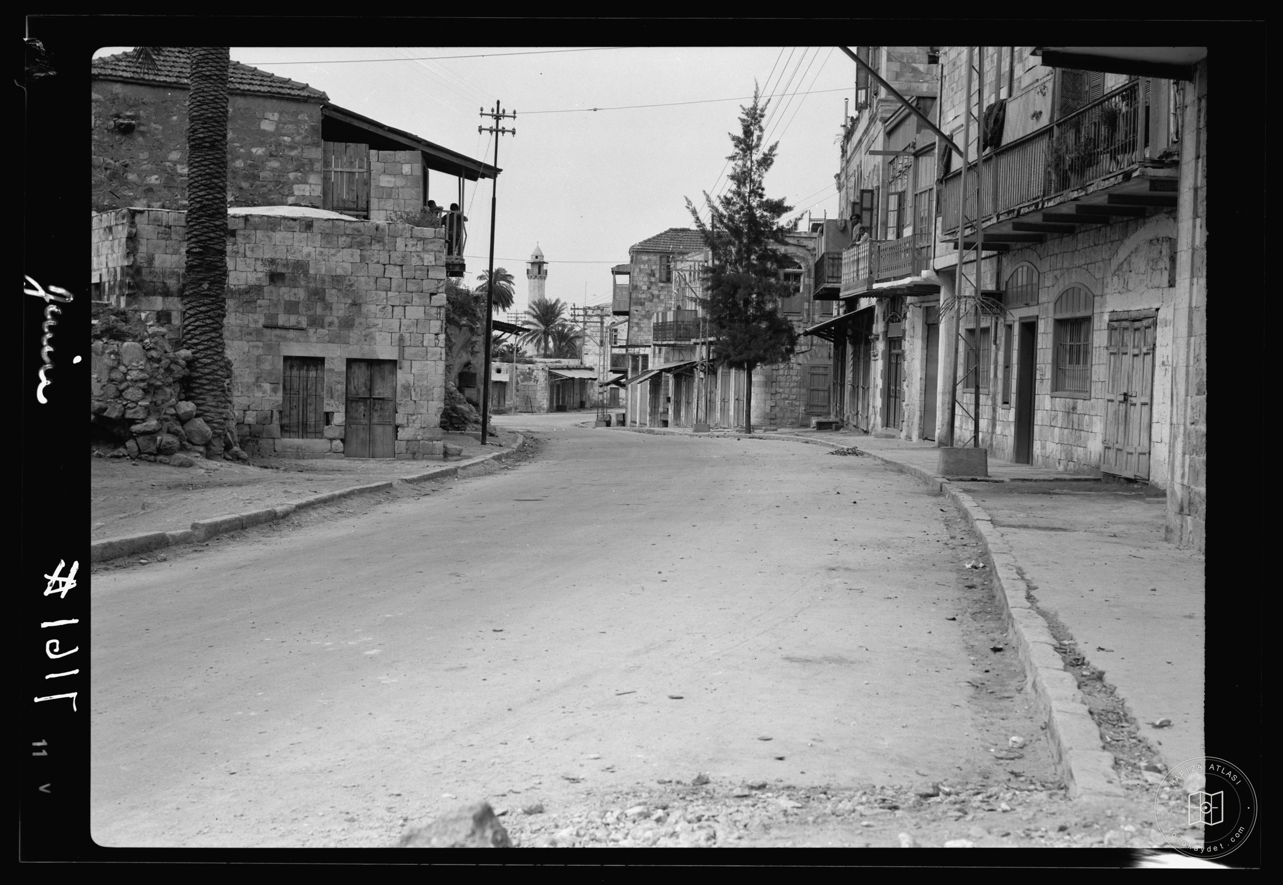 Jenin. Deserted under 22 hours curfew, May 1, 1938