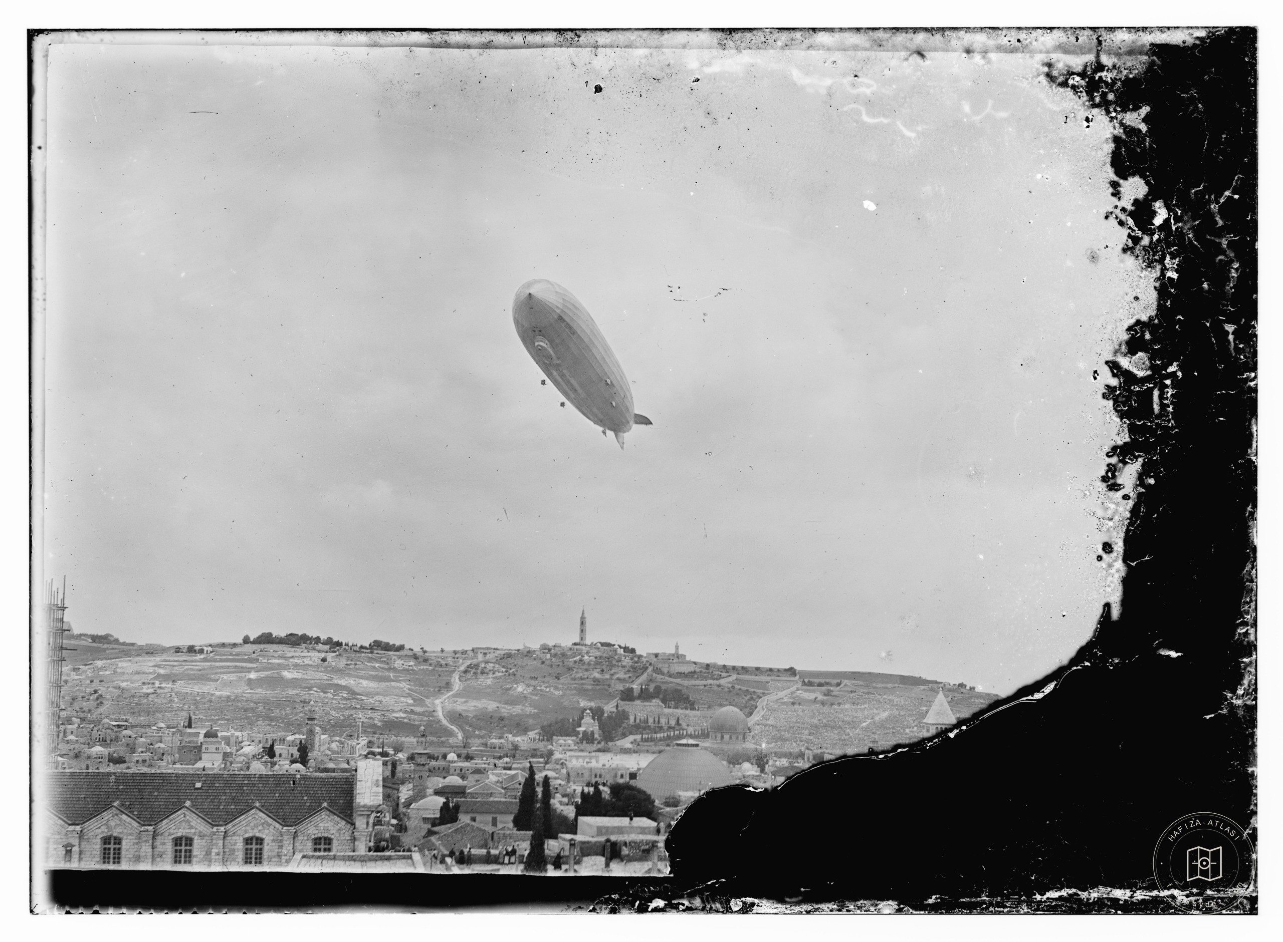 The Graf Zeppelin over Jerusalem