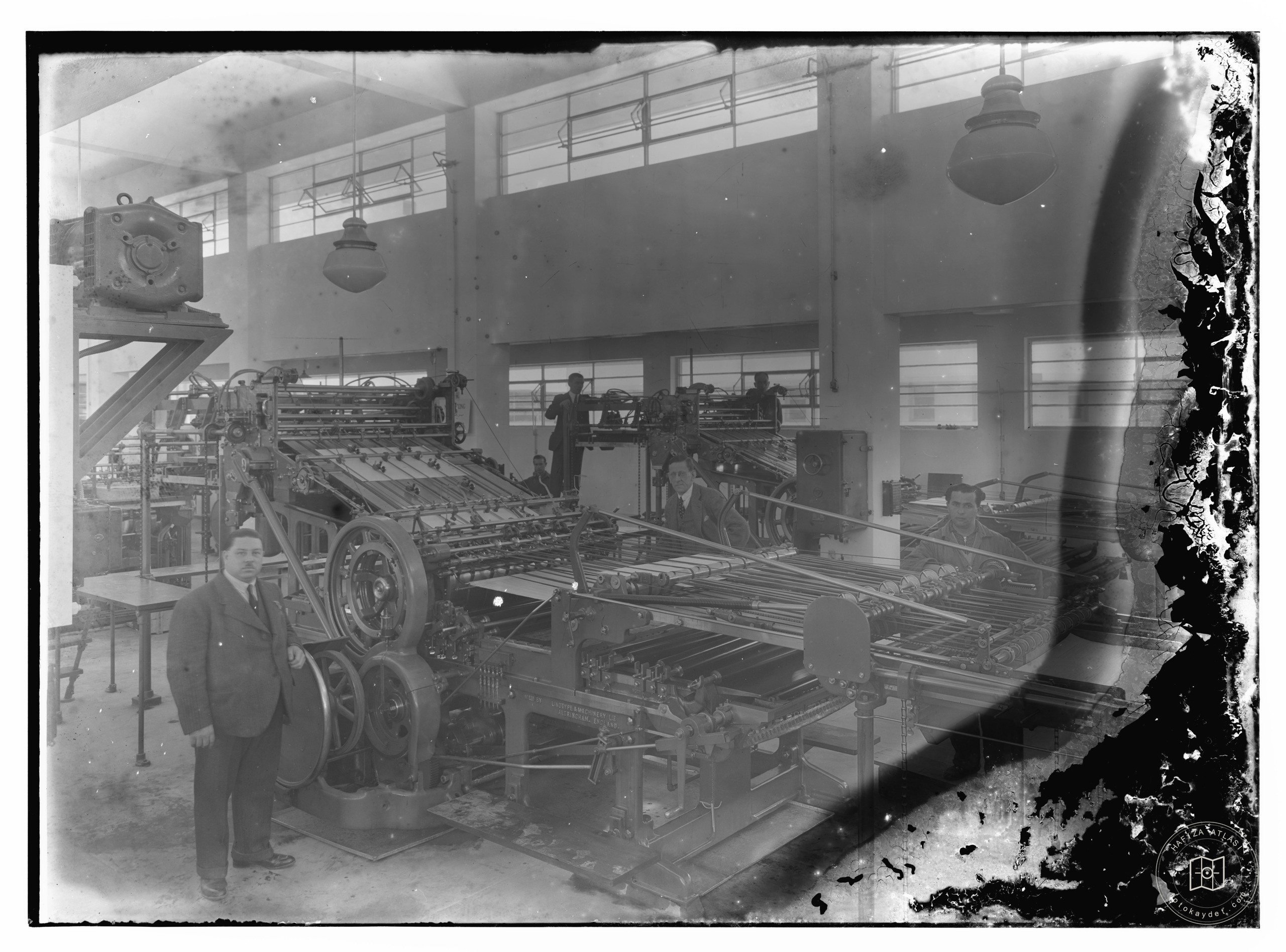 British linotype plant (Government Printing Office), Jerusalem