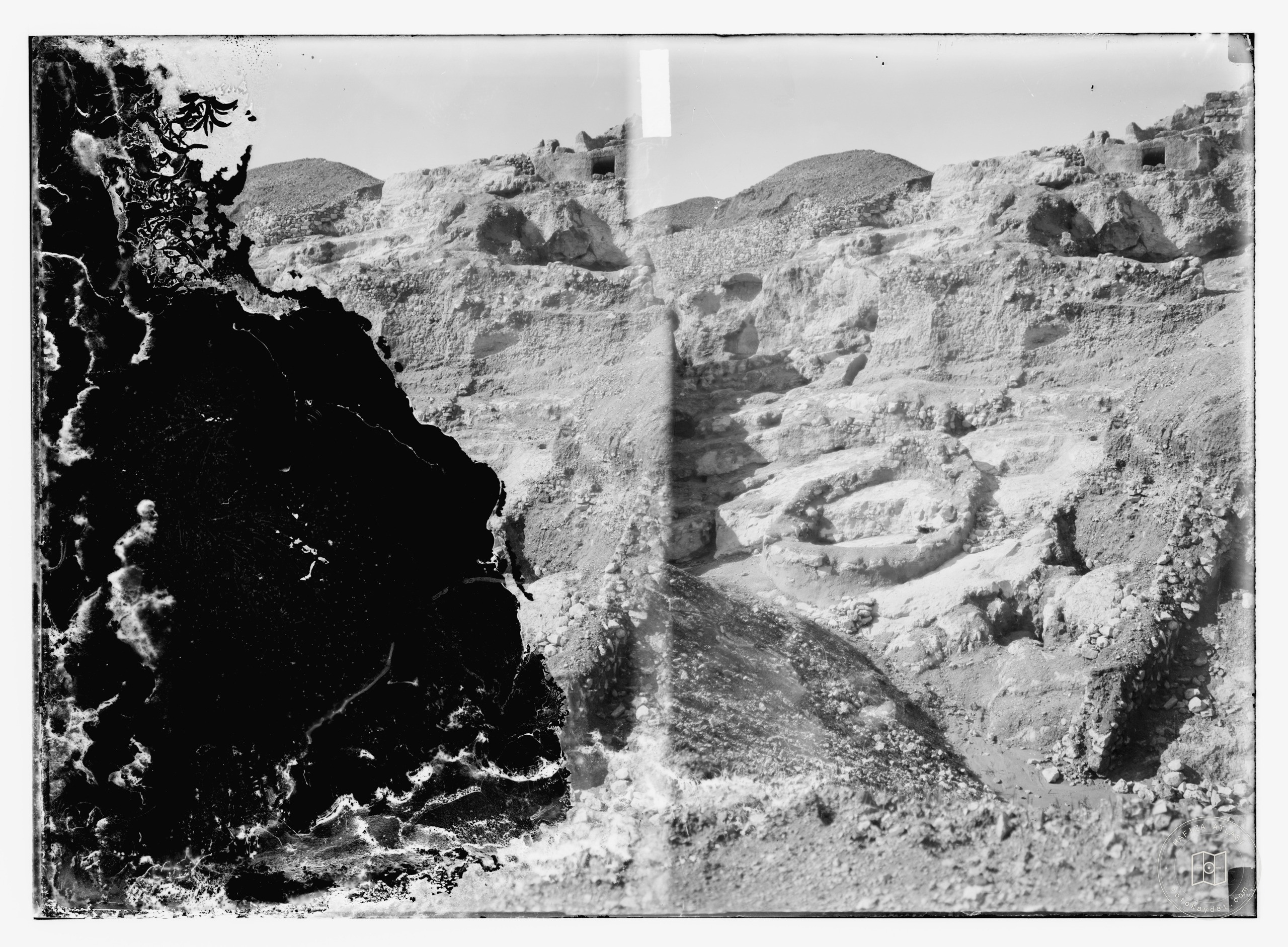 Excavations on Ophel, foundations of a tower, Jerusalem