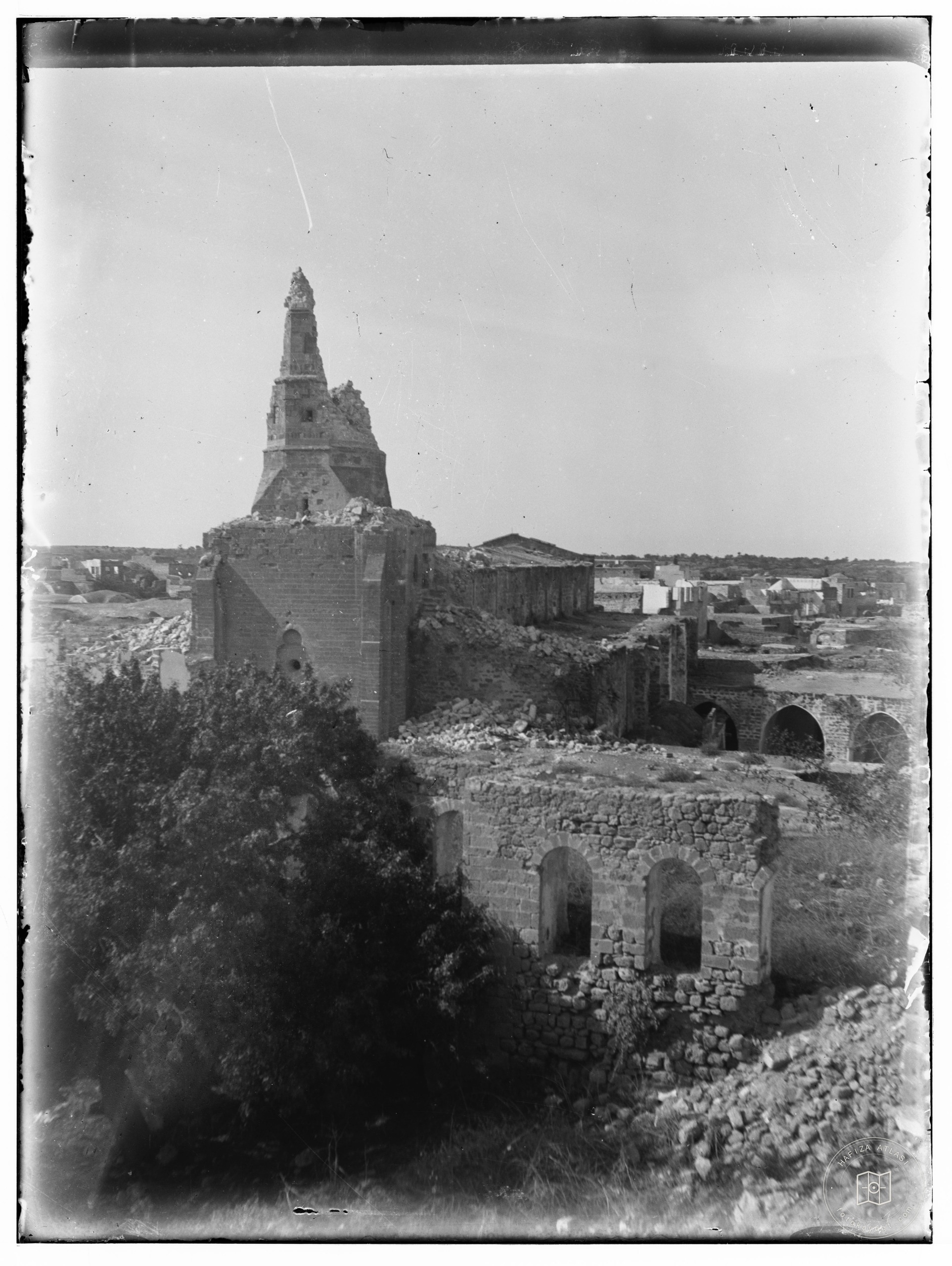 Gaza, the Great Mosque from the east