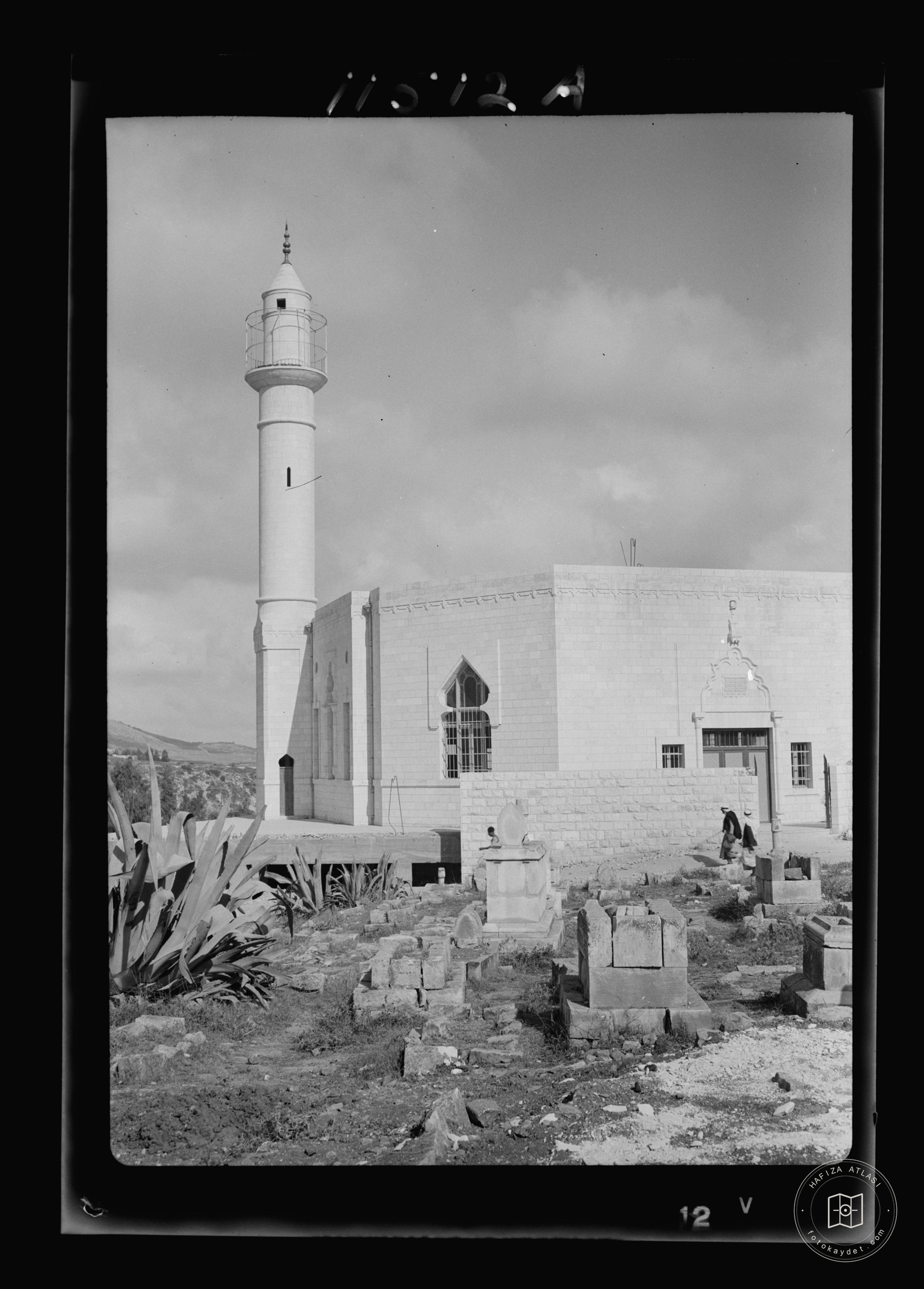 The new mosque exterior. Nablus, main road, Nablus