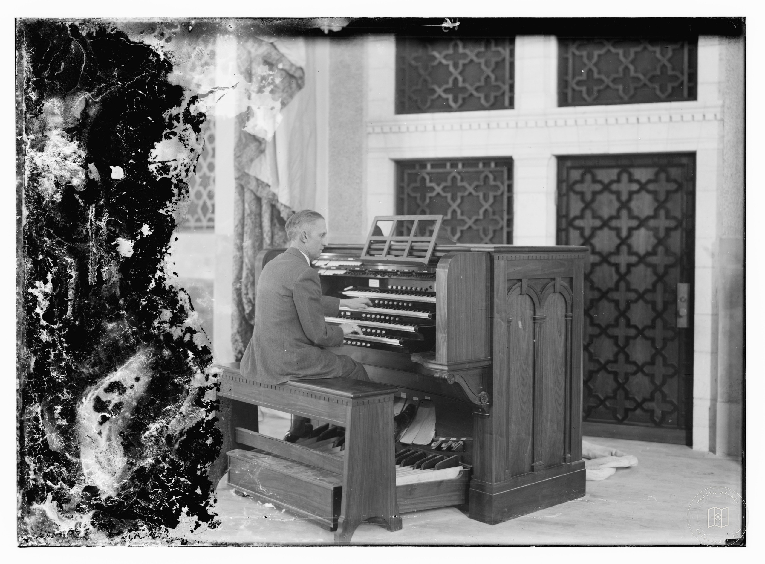 Organist at the YMCA, Jerusalem
