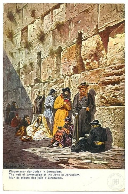 Kudüs'te Ağlama Duvarı