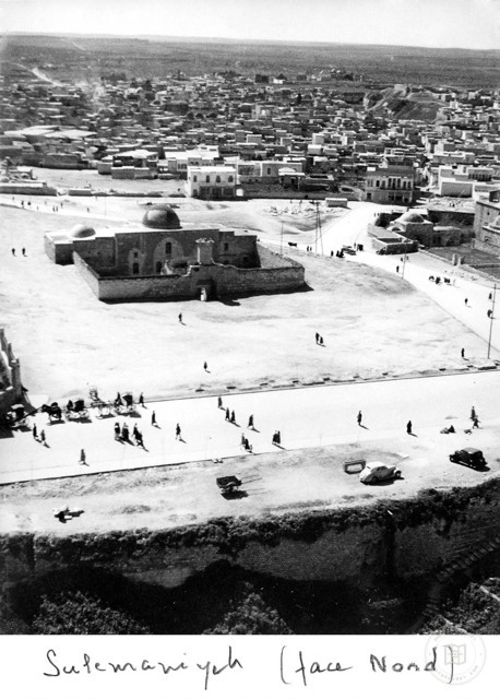 Aleppo — Elevated view of Sultaniyya Madrasa