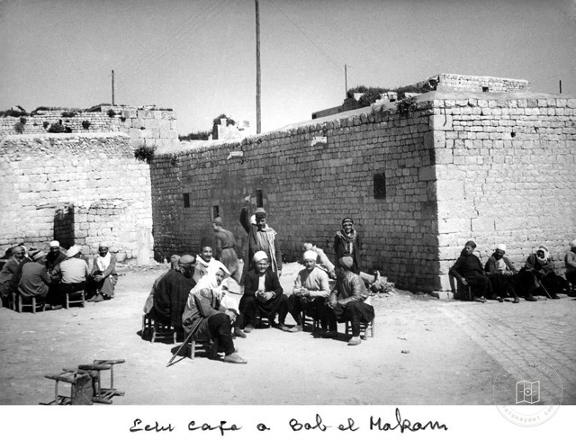 Aleppo — Cafe outside Maqam Gate