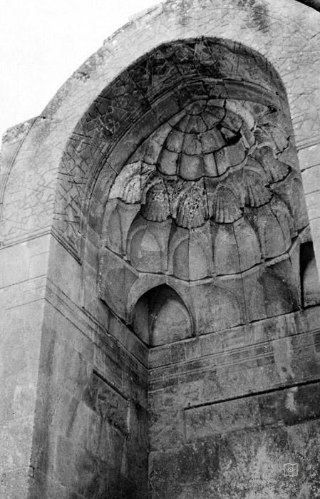 Aleppo — Kamiliyya Madrasa — portal and muqarnas