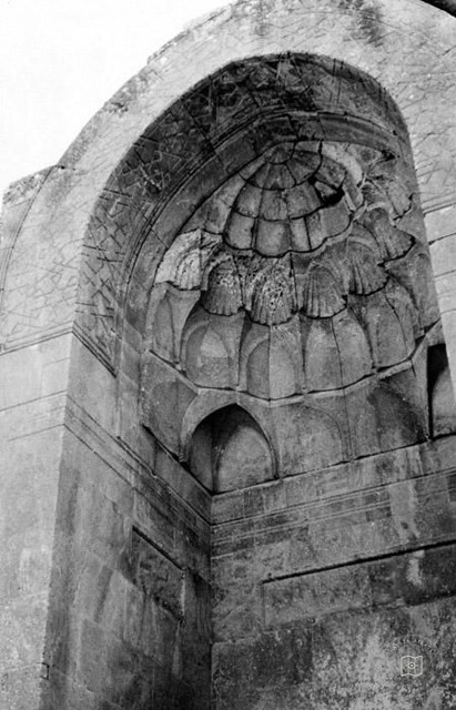 Aleppo — Kamiliyya Madrasa — portal and muqarnas