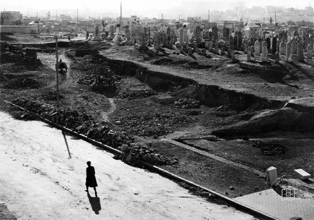 Aleppo — Street beside a cemetery