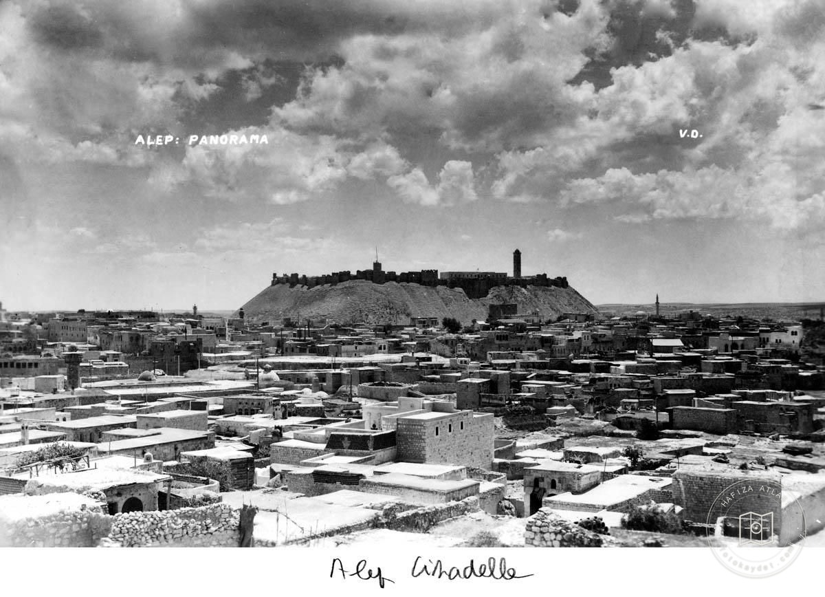 Aleppo — Citadel beyond the city rooftops