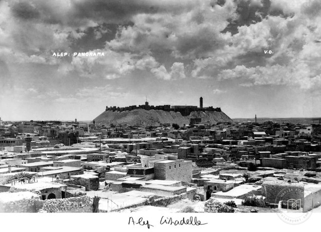 Aleppo — Citadel beyond the city rooftops