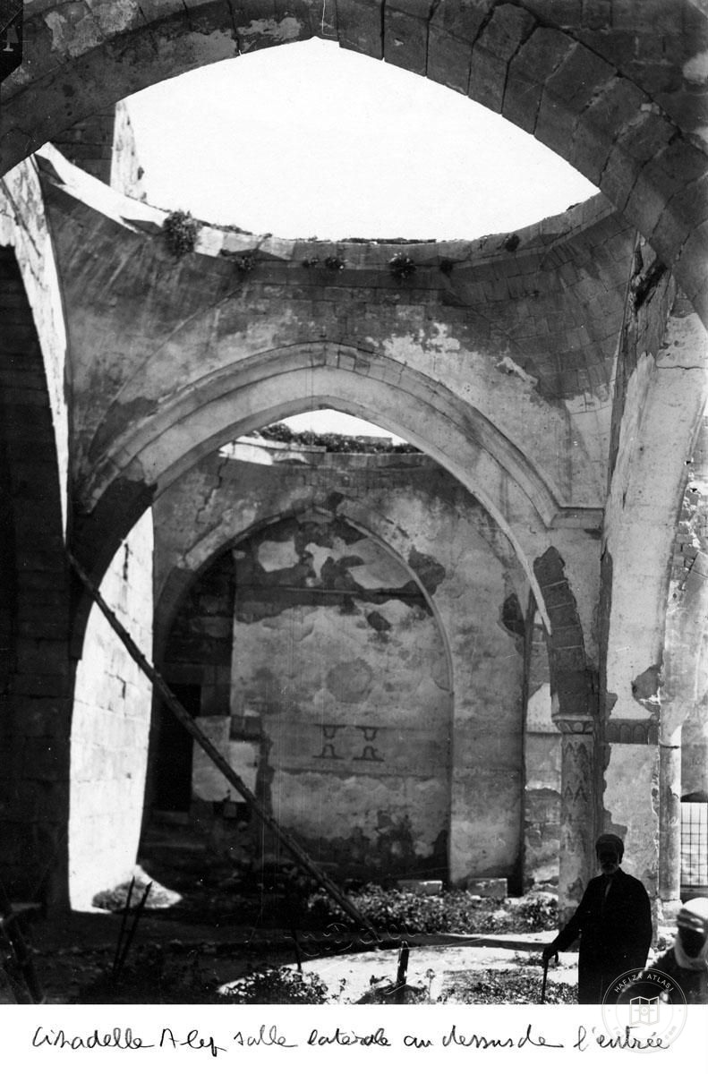 Aleppo — Citadel — vaulted bays of the audience hall