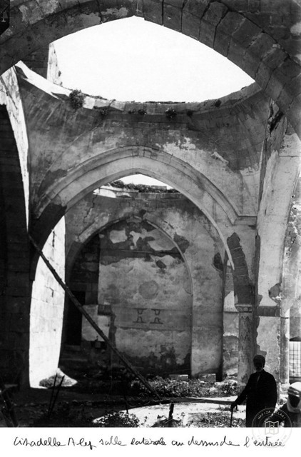 Aleppo — Citadel — vaulted bays of the audience hall