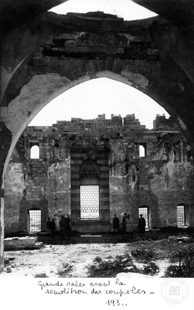 Aleppo — Citadel — audience hall before restoration
